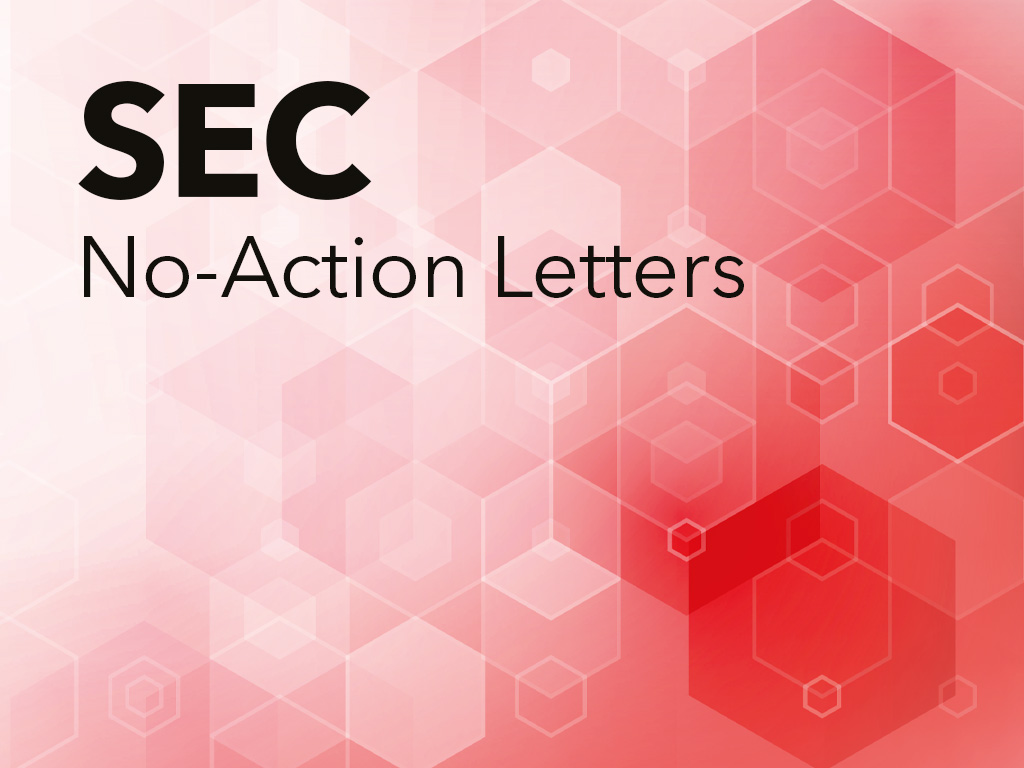 NoAction Letters Regulatory Compliance Watch