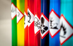 Chemical hazard pictograms Toxic focus