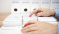 attorney is examining business documentation