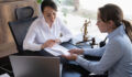 Female legal advisor lawyer helping her client with her legal issues in the office