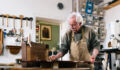 Carpentry workshop where old antique furniture is professionally restored