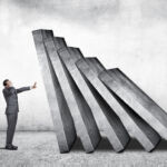 Host of compliance issues costs adviser $400k A businessman covers his eyes and extends his arm in a futile effort to prevent the inevitable a series of heavy walls from falling on him.